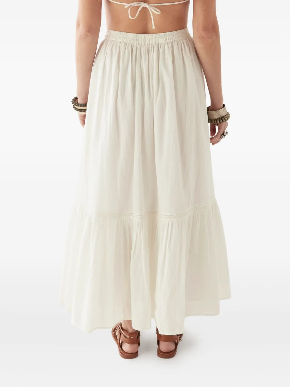 MAISON HOTEL embroidered tiered midi skirt | A-Line Skirts | Image 2