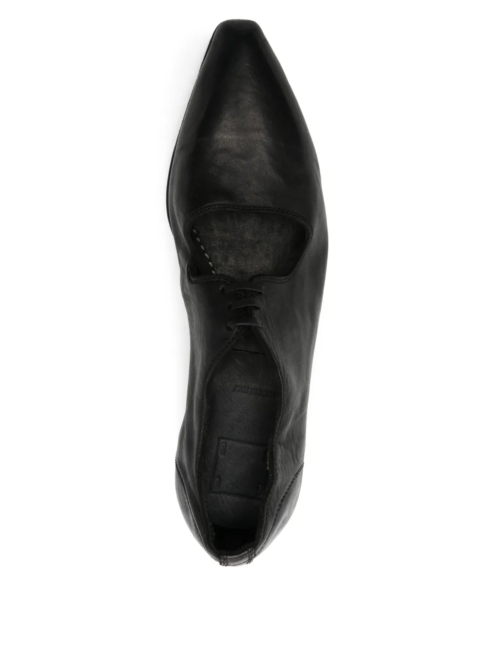 Guidi leather oxford shoes Black