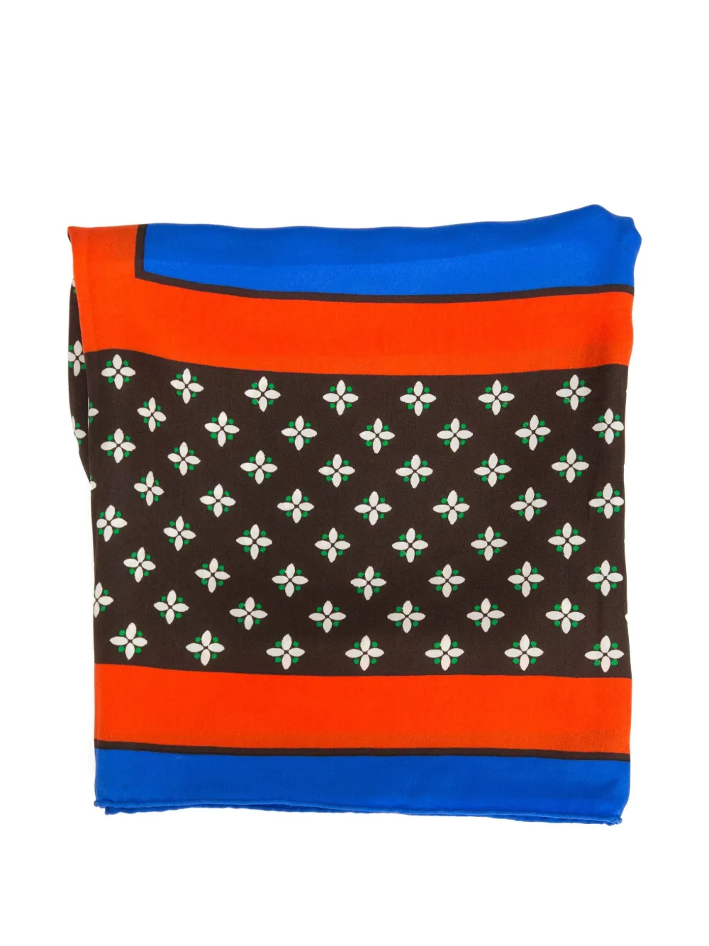 Saint Laurent Pre-Owned 1980s patterned silk scarf | Image 2