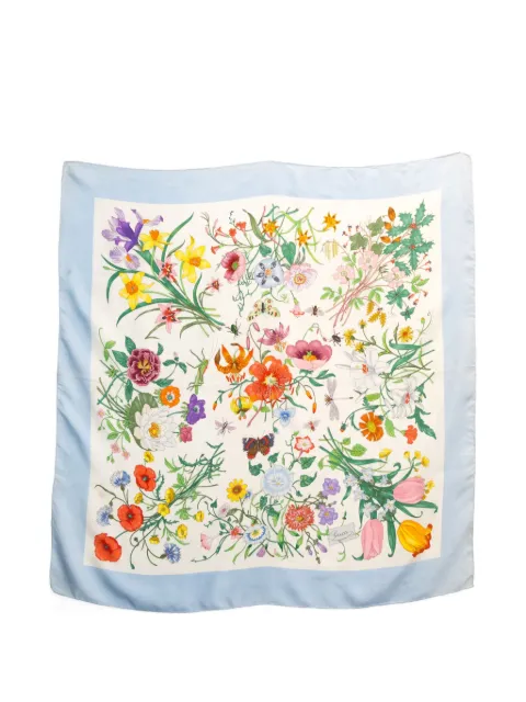 Gucci Pre-Owned 1980s Flora silk scarf