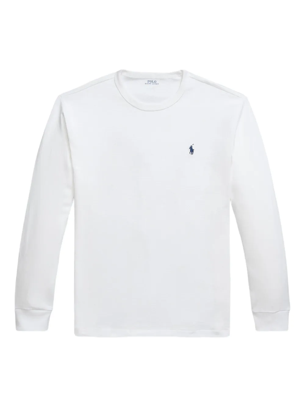 Polo Ralph Lauren T-shirt met ronde hals en lange mouwen Wit