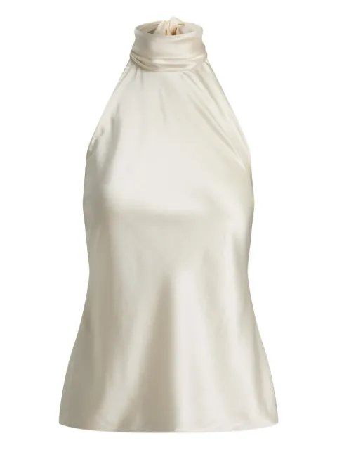 Ralph Lauren Collection Neckholder-Oberteil aus Charmeuse