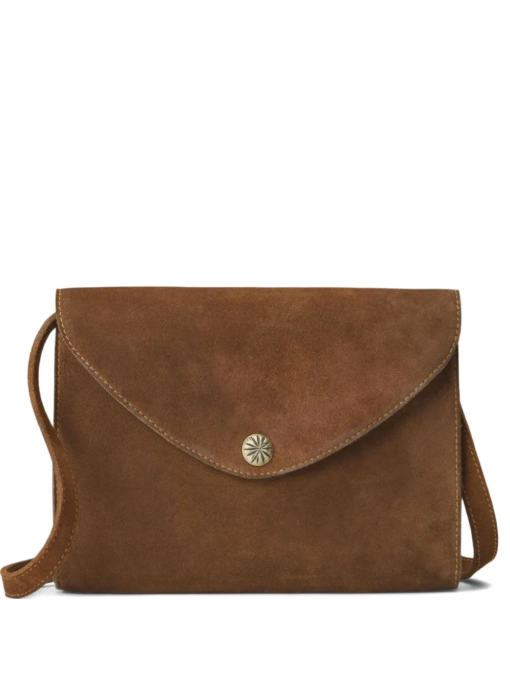 Ralph Lauren RRL suede envelope cross body bag | Brown | Image 1