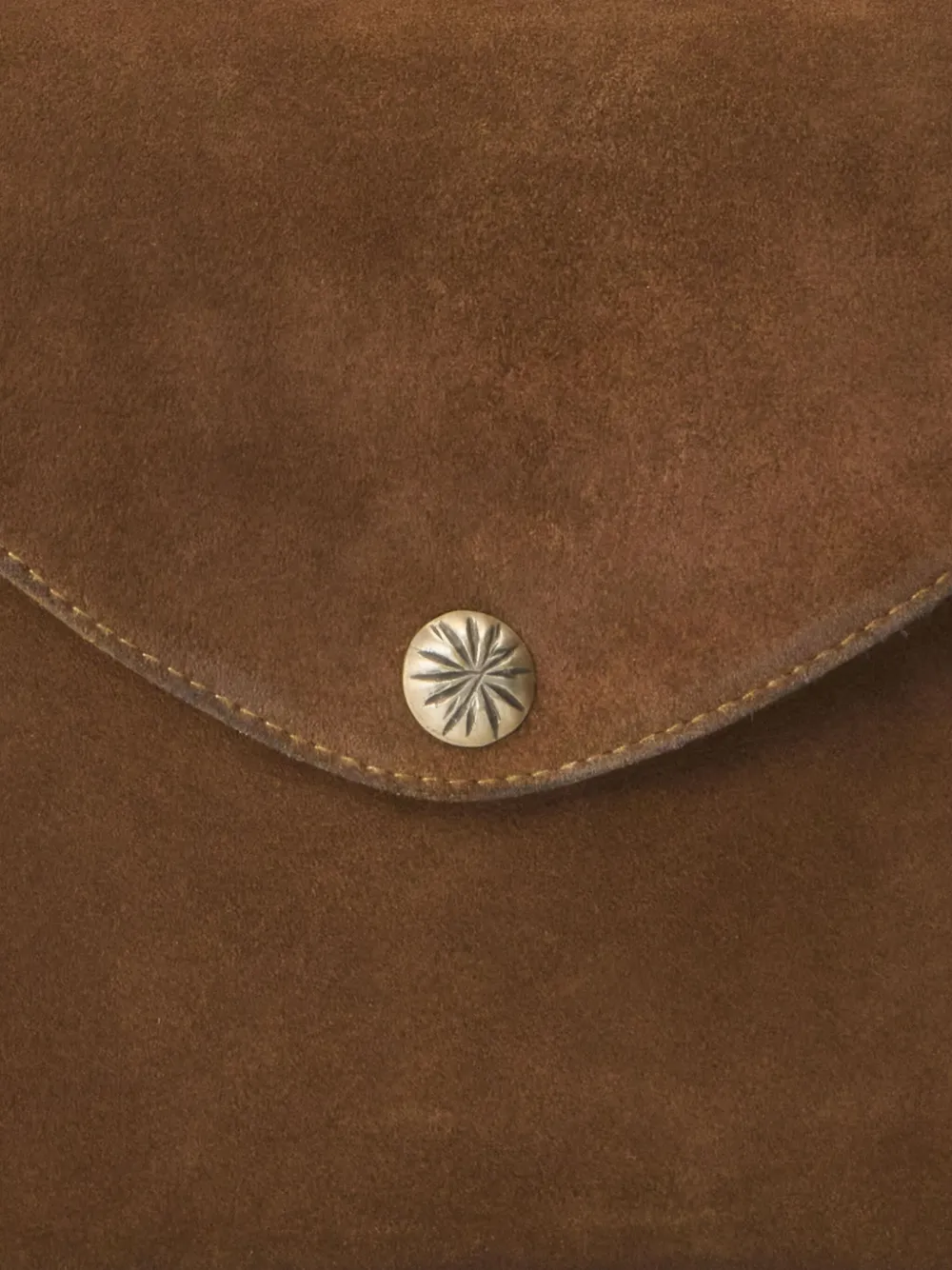 Ralph Lauren RRL Envelope suède crossbodytas Bruin