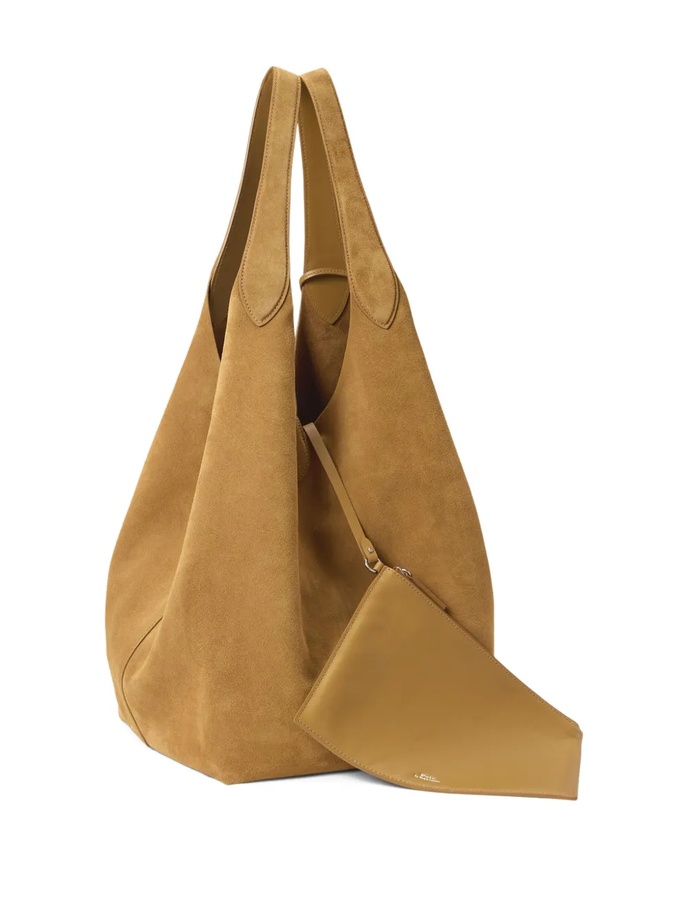 Polo Ralph Lauren Suède ruimvallende shopper Beige