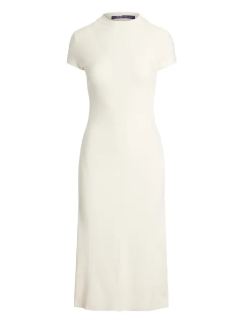 Ralph Lauren Collection ribbed short-sleeve midi dress