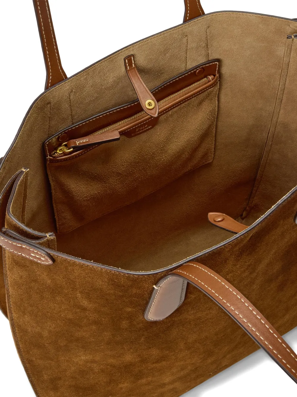 Polo Ralph Lauren Bellport North-South shopper Bruin