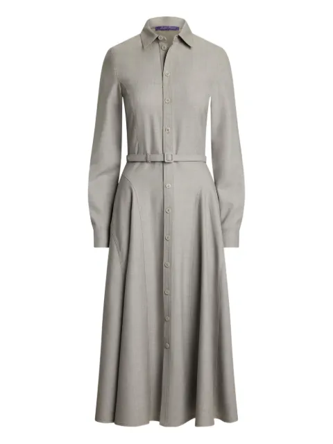 Ralph Lauren Collection button-front belted shirt midi dress