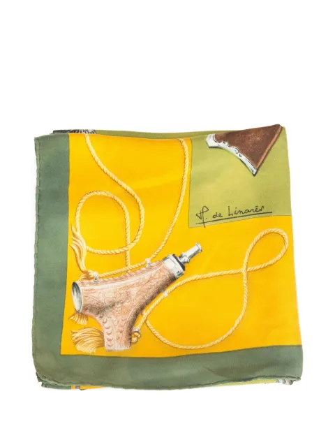 Hermès Pre-Owned x H. de Linarès 1961 Les Fusils scarf