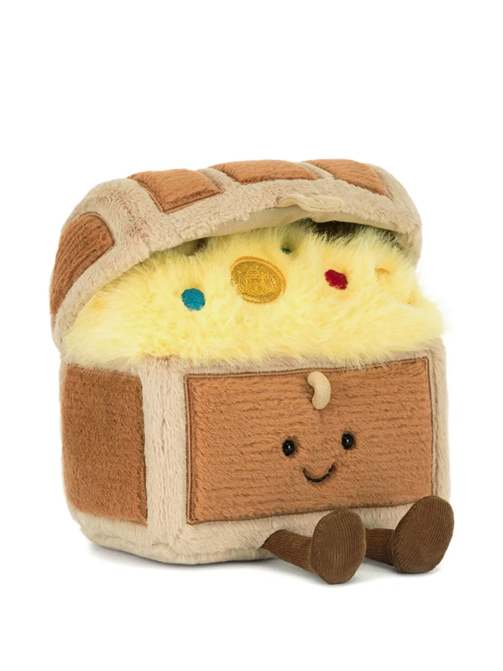 Jellycat Amuseables Treasure Chest knuffel Bruin