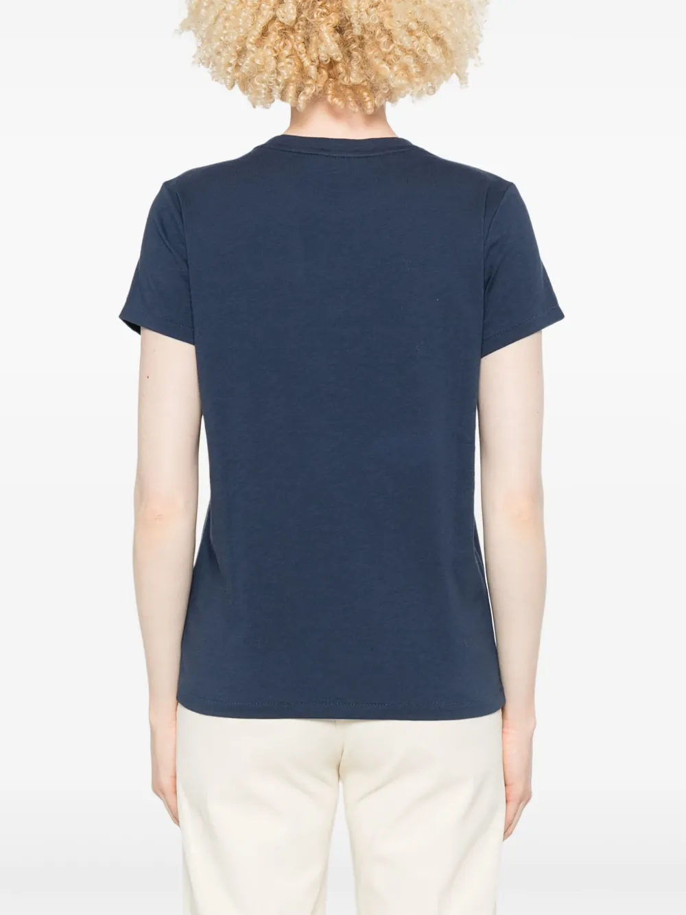 Polo Ralph Lauren T-shirt met vlagapplicatie Blauw