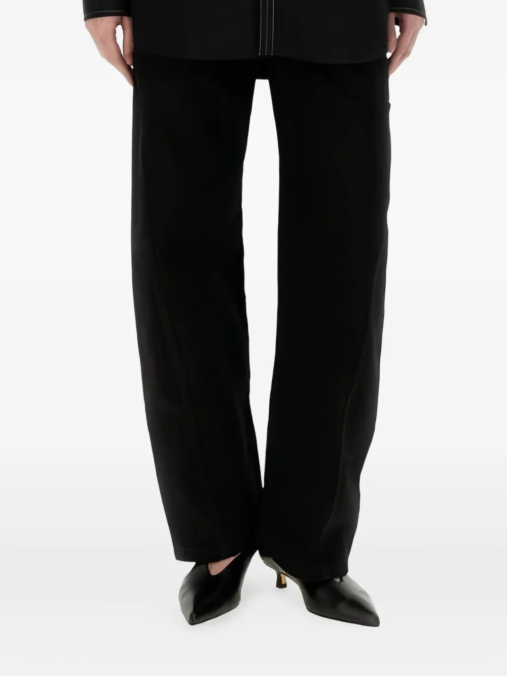 LEMAIRE belted trousers | negro | Image 1