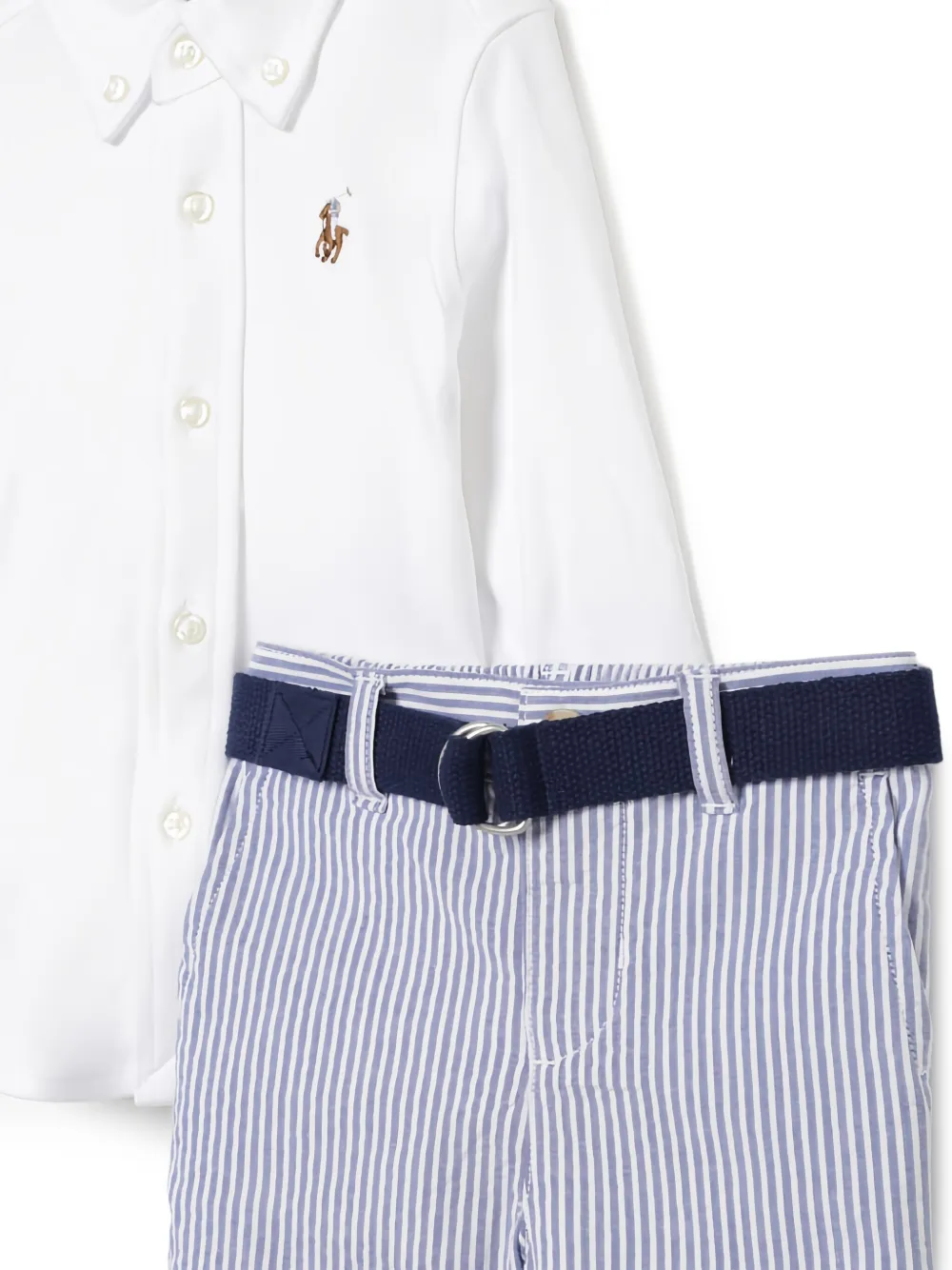 POLO RALPH LAUREN KIDS Broekset met borduurwerk Blauw