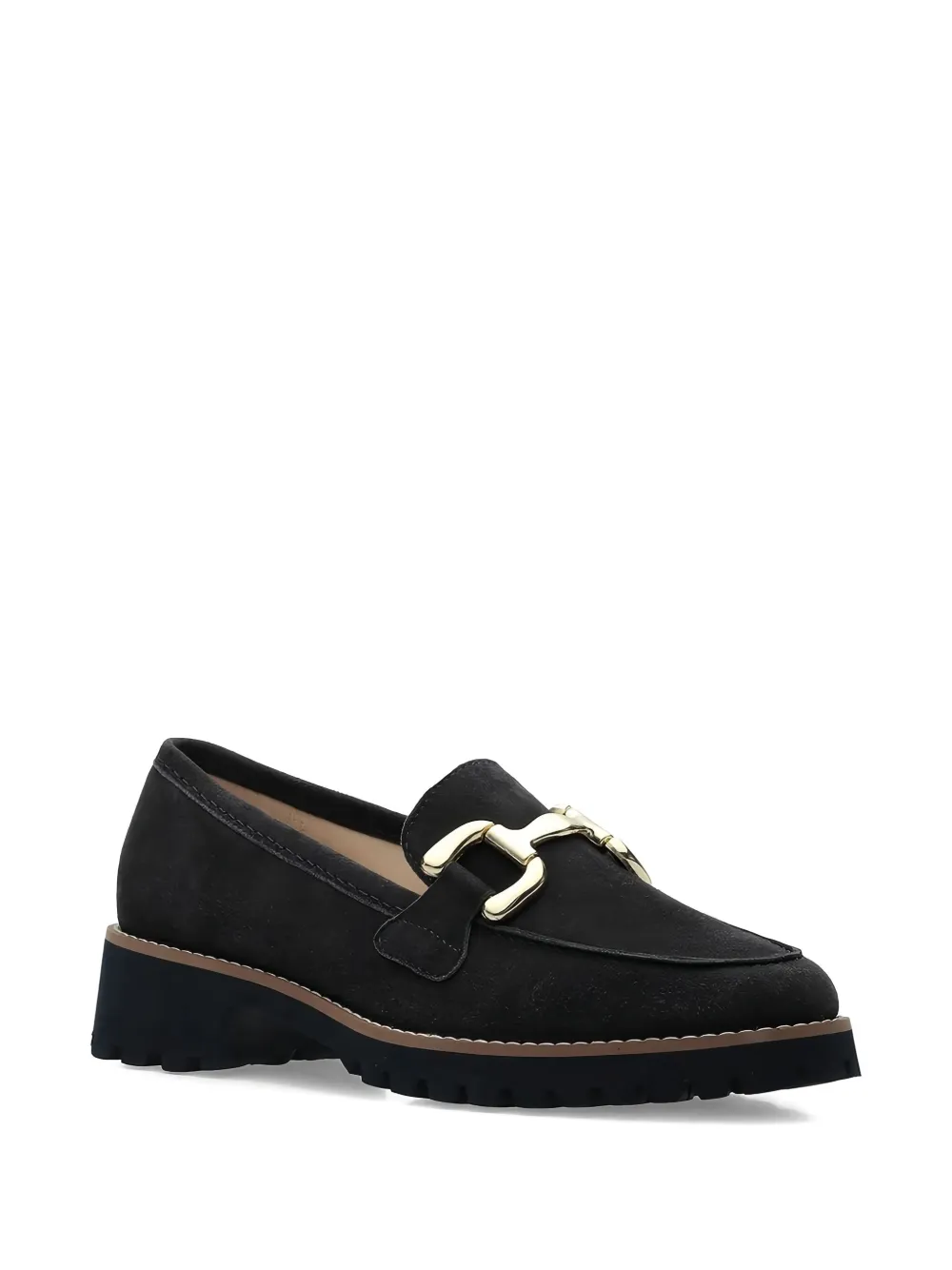 ARA mocassins en daim à bordures en cuir | Image 2