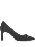 GABOR suede pointed-toe pumps - Black