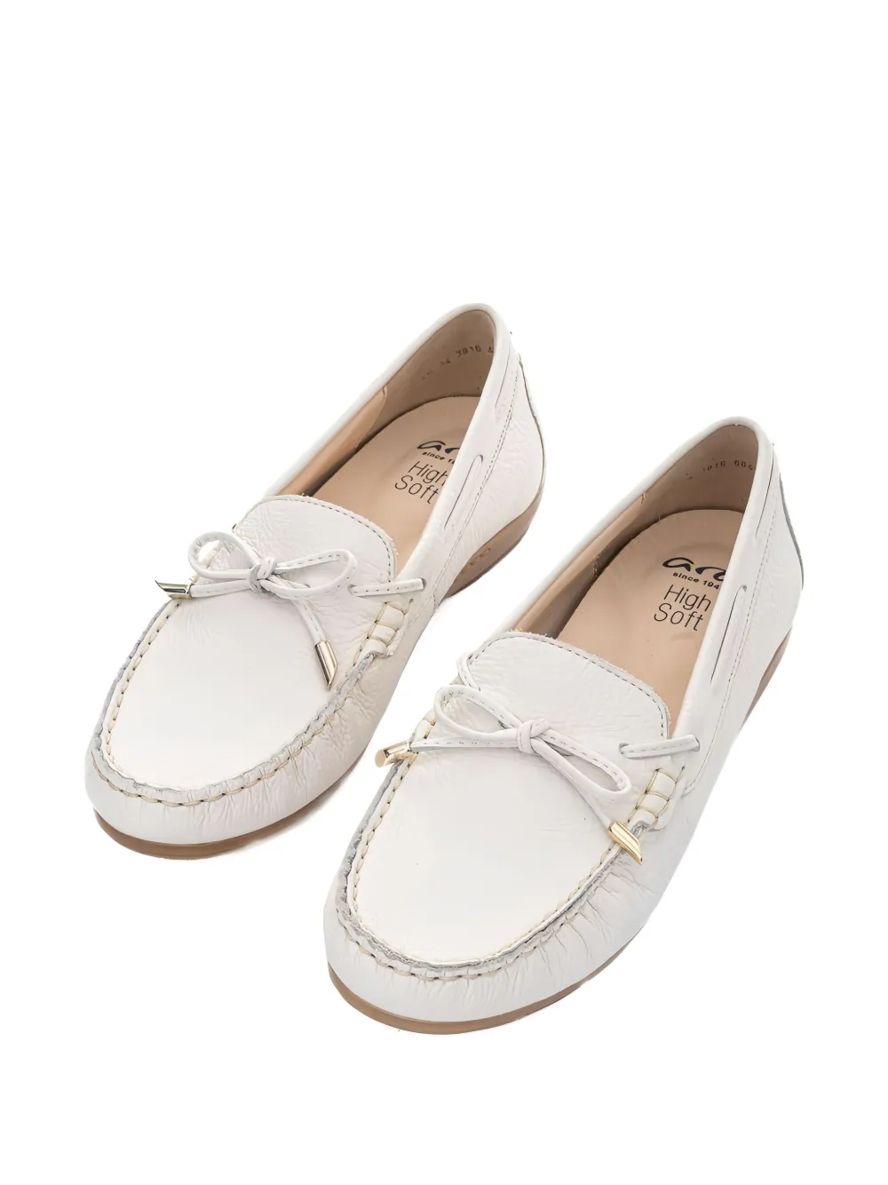  Ara Alabama Leather Loafers - White 