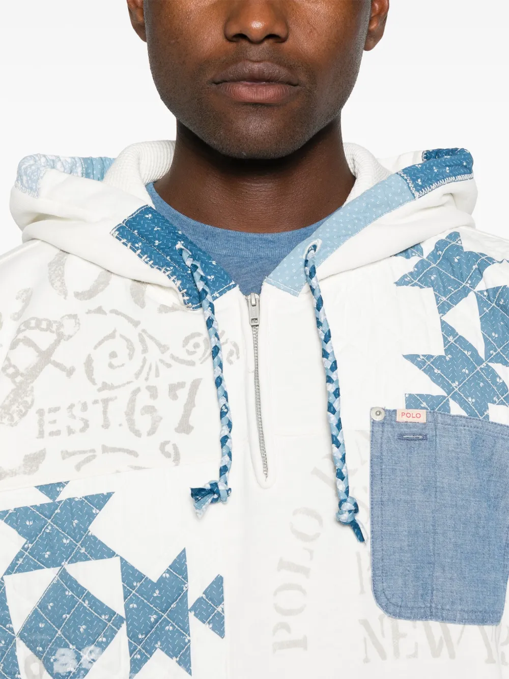 Polo Ralph Lauren Hoodie van katoenblend Wit