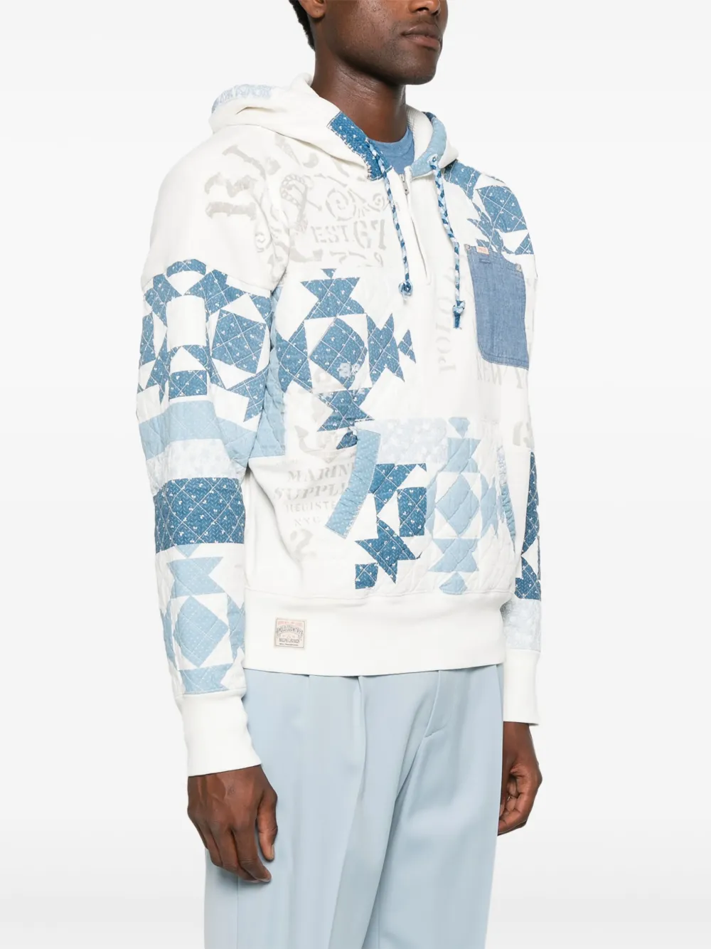 Polo Ralph Lauren Hoodie van katoenblend Wit