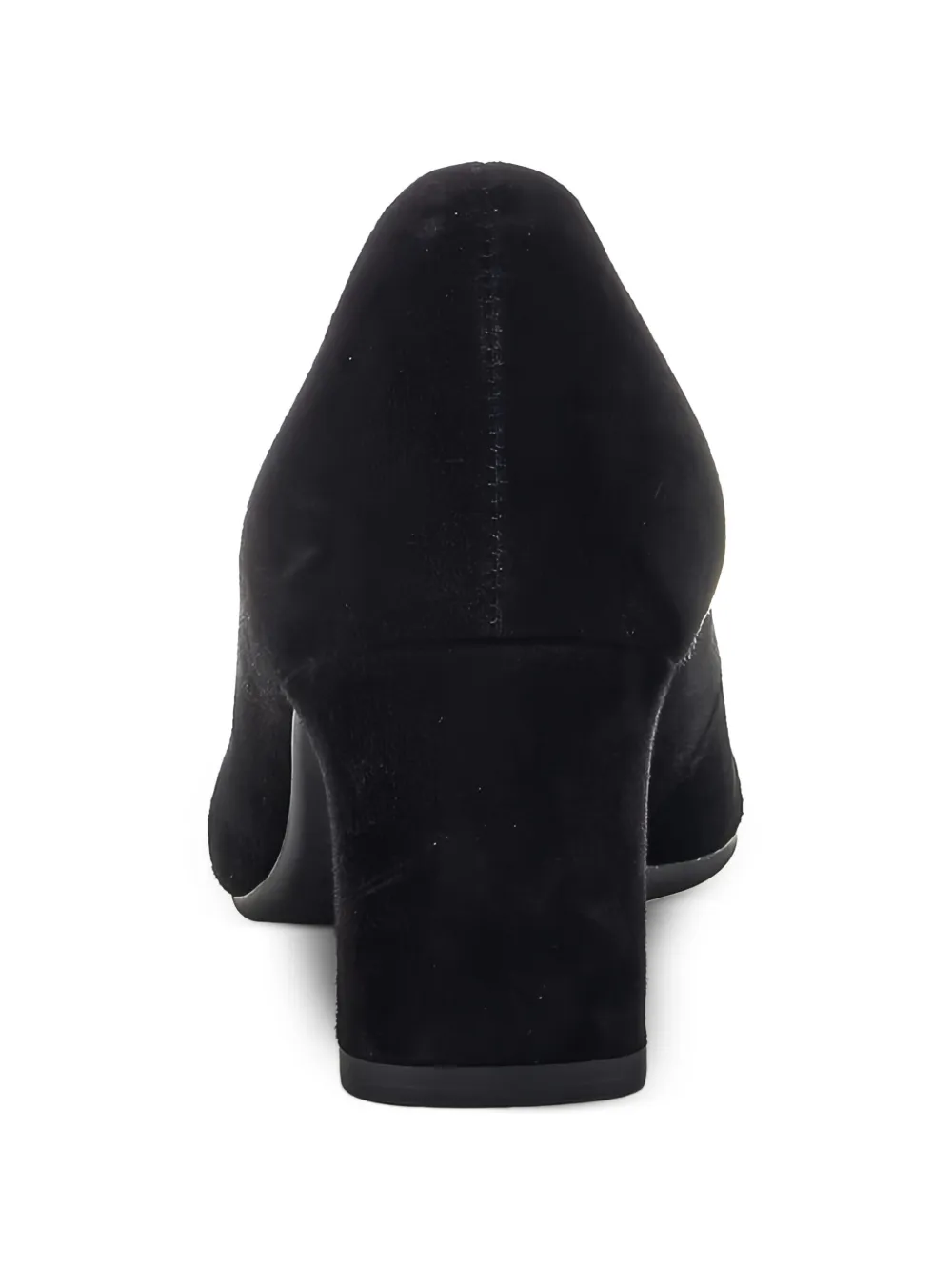  Gabor Block-heel Suede Pumps - Black 