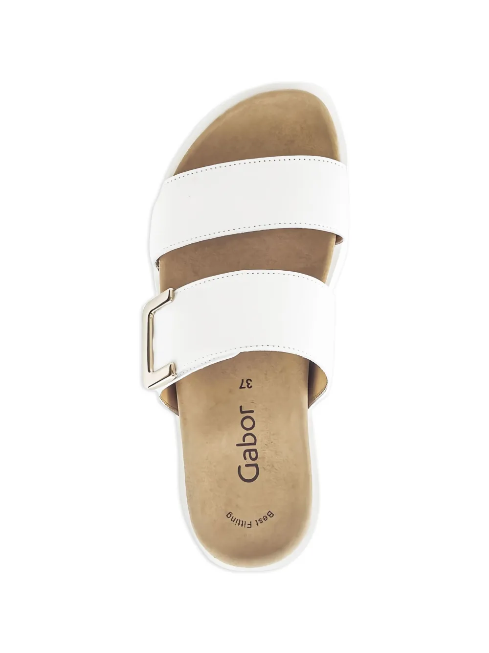 GABOR double-strap sandals White