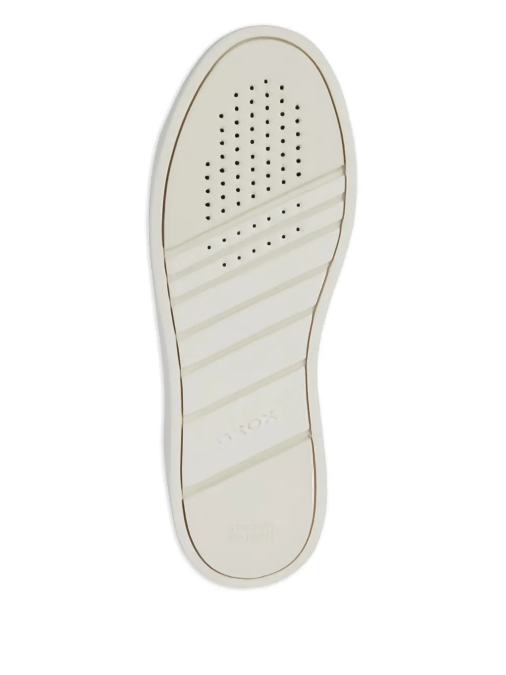 Geox Sneakers met metallic vlakken Wit