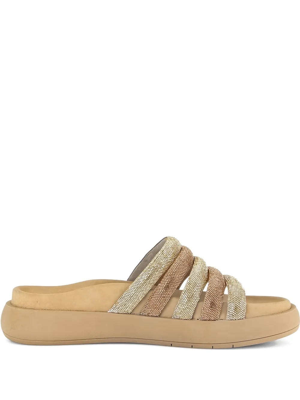 GABOR rhinesotne-embellished sandals | Neutrals | Image 1