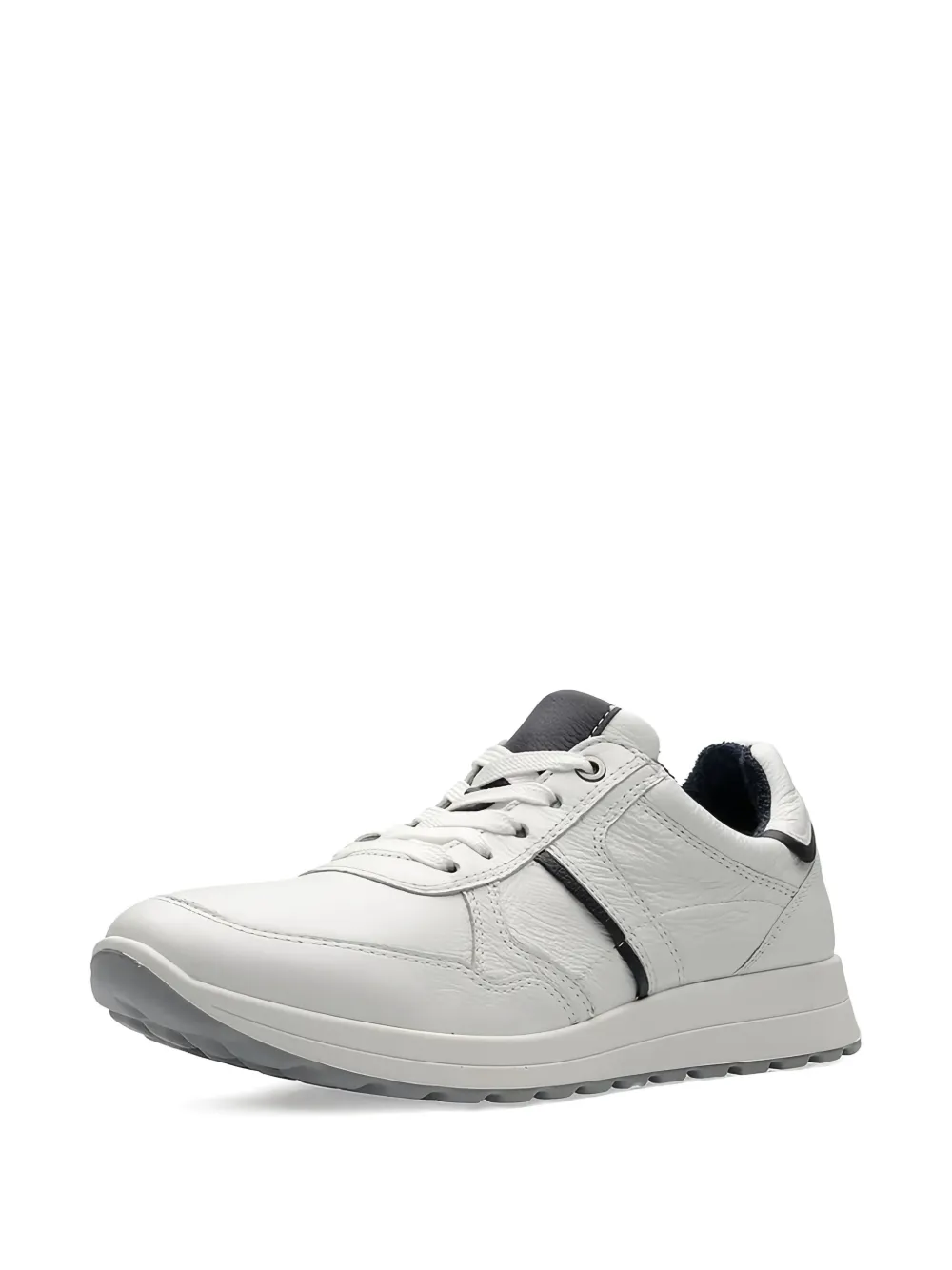 ARA Matteo leren sneakers met vlakken Wit