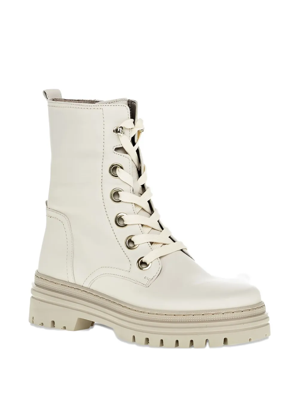 GABOR lace-up platform boots Neutrals