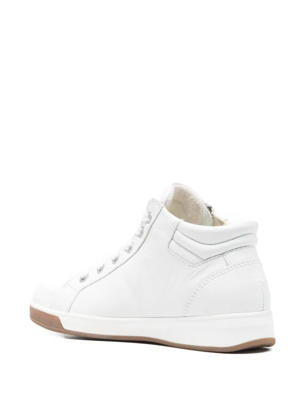 ARA zip leather sneakers Wit