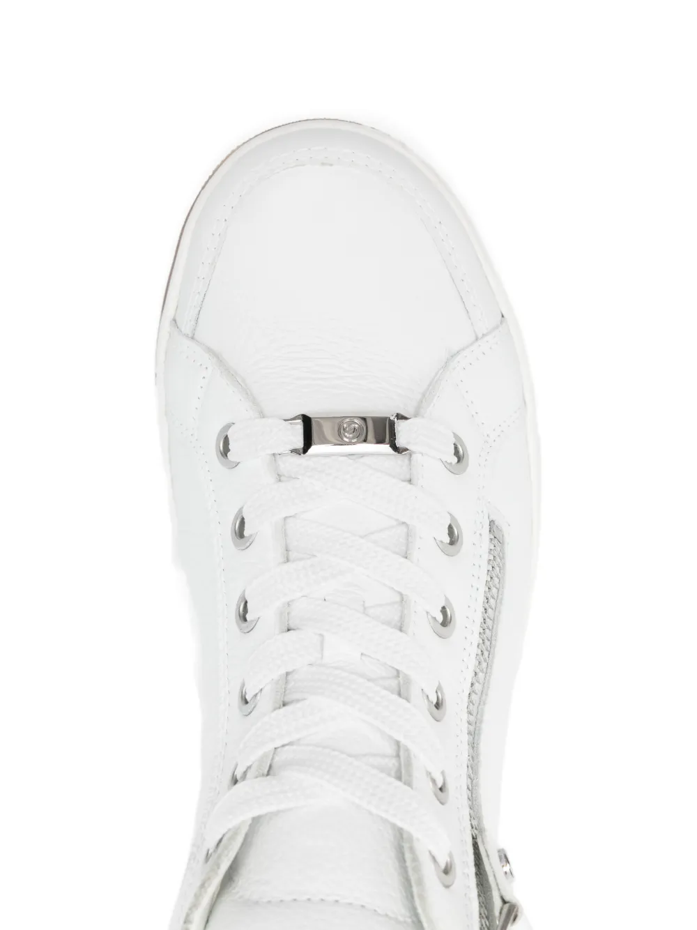 ARA zip leather sneakers Wit