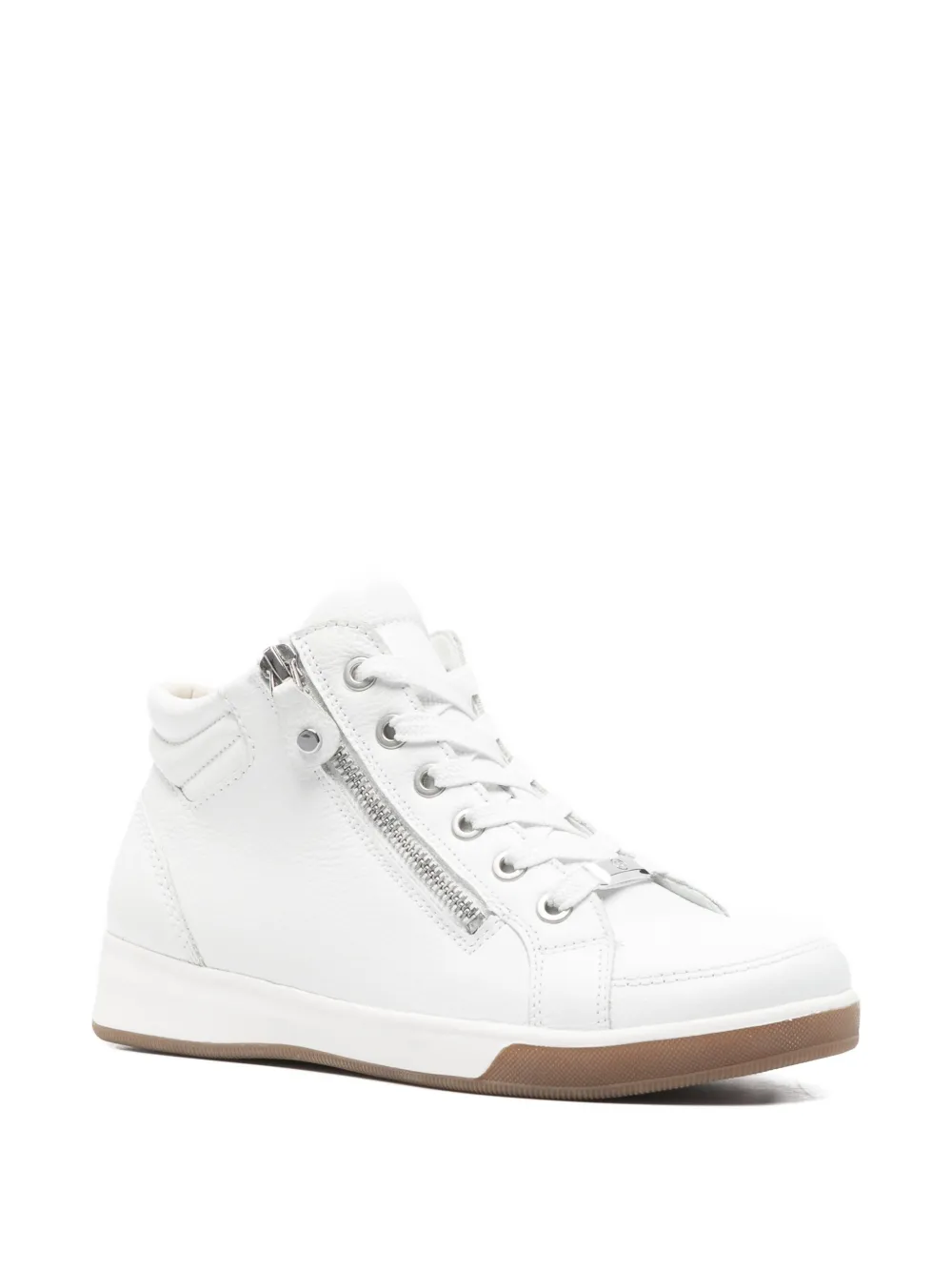 ARA zip leather sneakers Wit