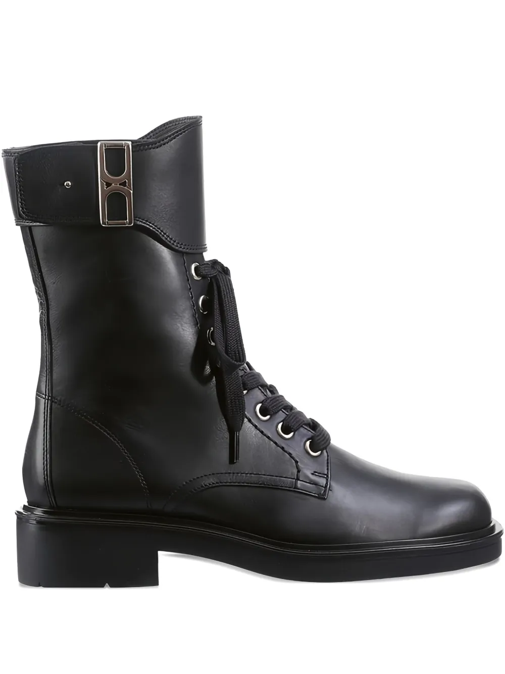 Hogl Nick lace-up leather combat boots | Black | Image 1