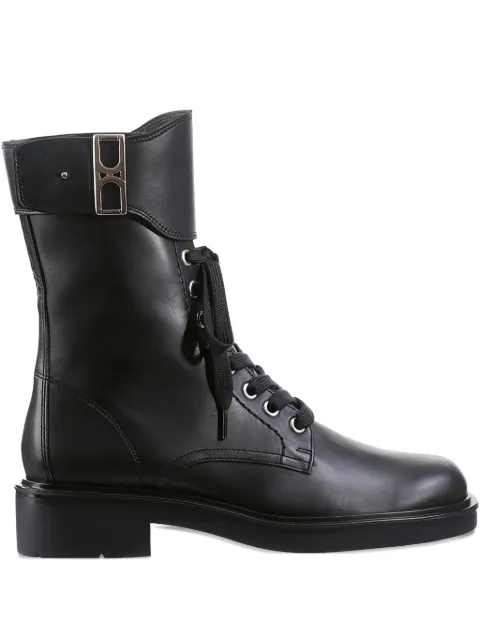 Hogl Nick lace-up leather combat boots
