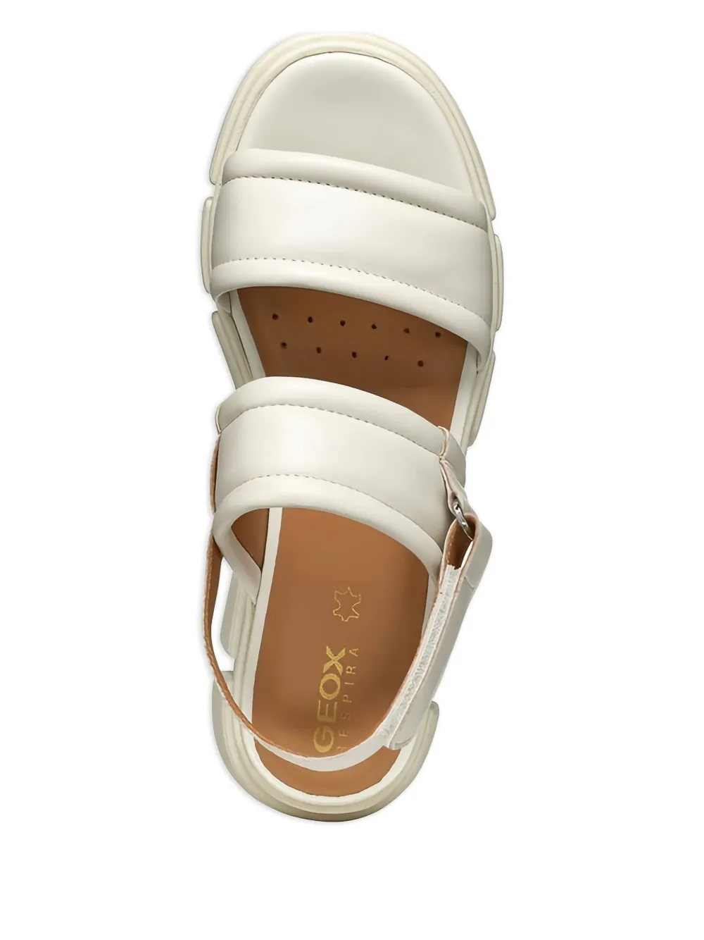 Geox Lisbona double-strap sandals White