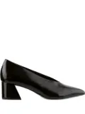Hogl Marie block-heel patent pumps - Black