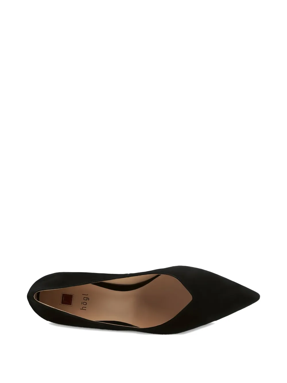 Hogl 50mm Kim block-heel pointed pumps Black