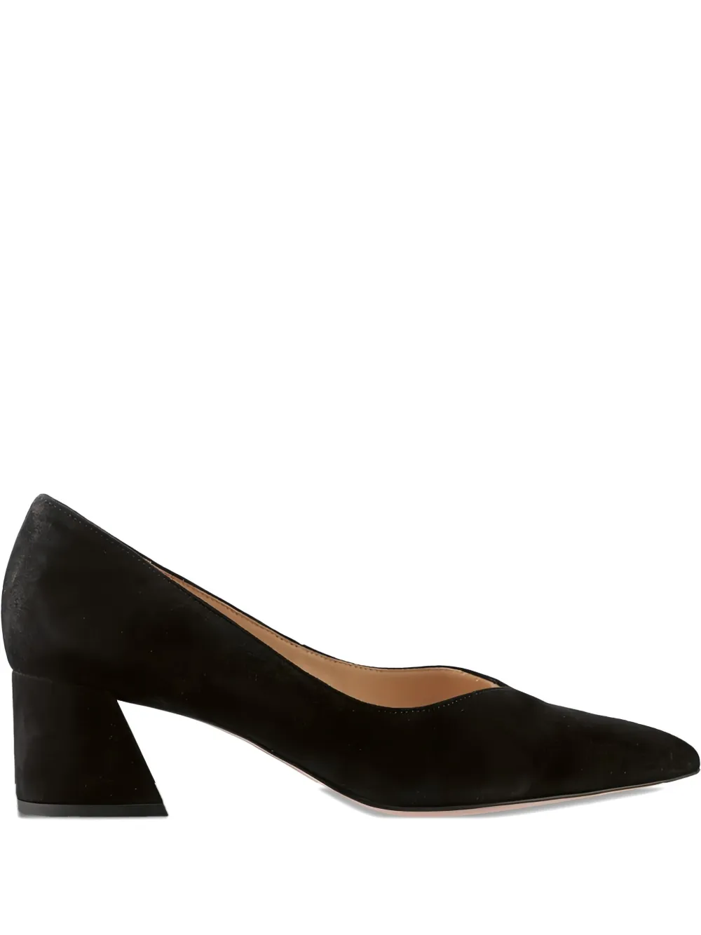 Hogl 50mm Kim block-heel pointed pumps Black