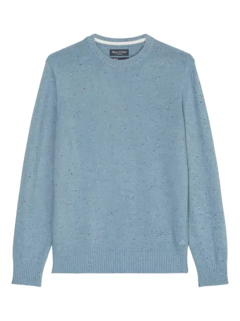 Marc O'Polo speckled-knit crew-neck sweater