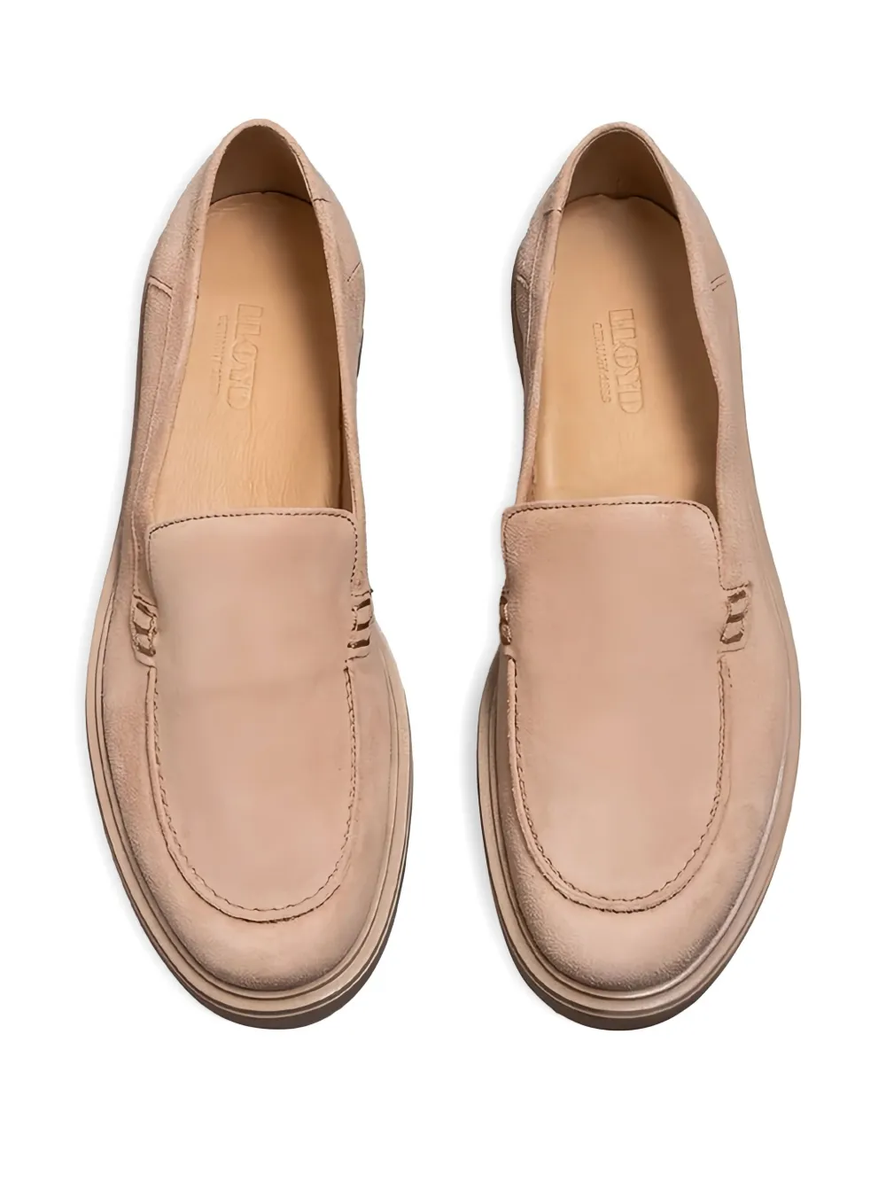 Lloyd suede slip-on loafers Pink