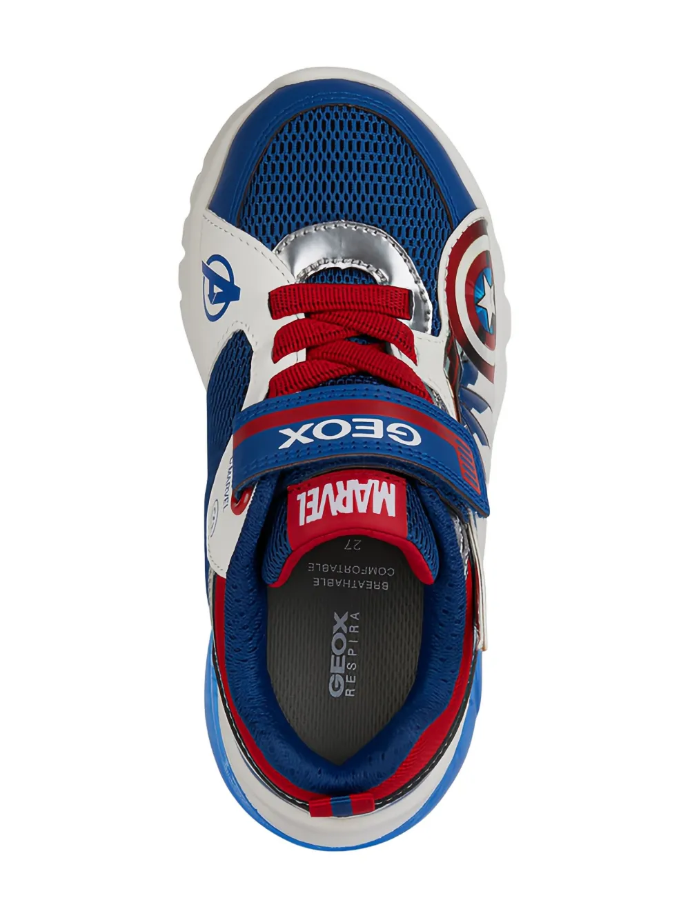 Geox Kids Ciberdron sneakers Blauw