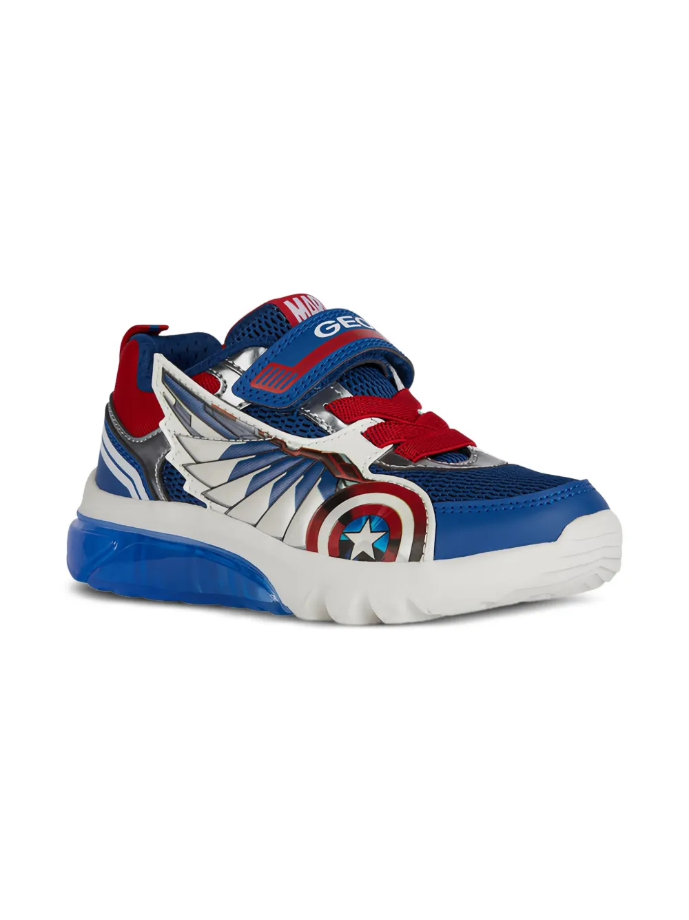 Geox Kids Ciberdron sneakers Blauw