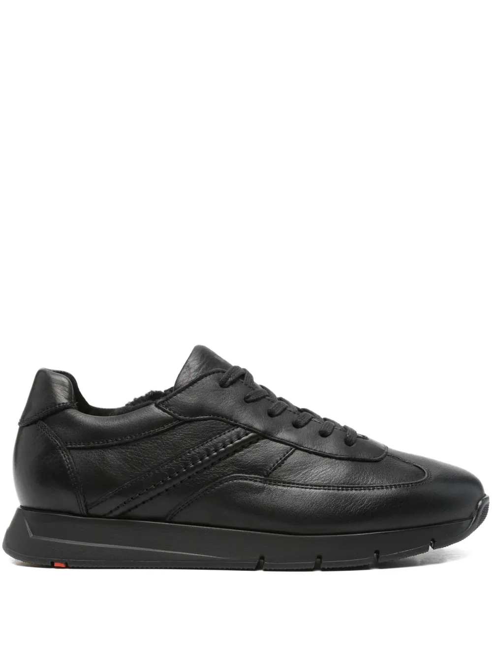 Lloyd Allary leather lace-up sneakers Black