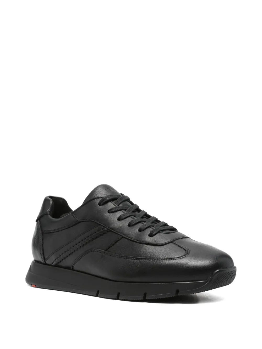 Lloyd Allary leather lace-up sneakers Black