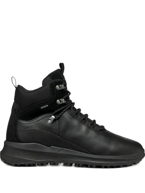 Bottines en cuir à lacets - Geox - Modalova