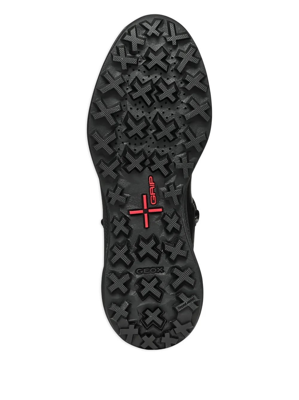 Geox lace-up leather boots Black