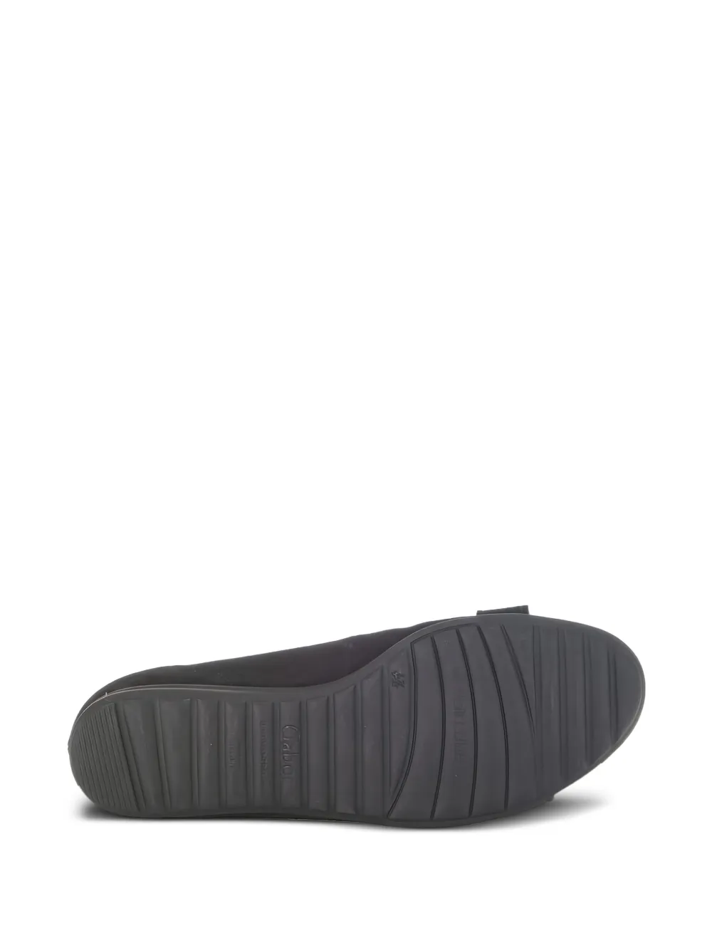 GABOR chain-link ballet flats Black