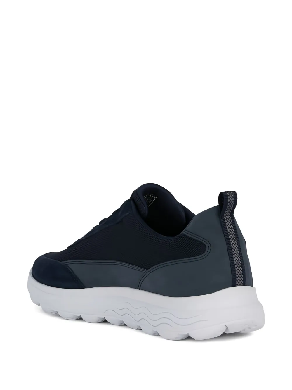 Geox Spherica mesh-panel suede sneakers Blue