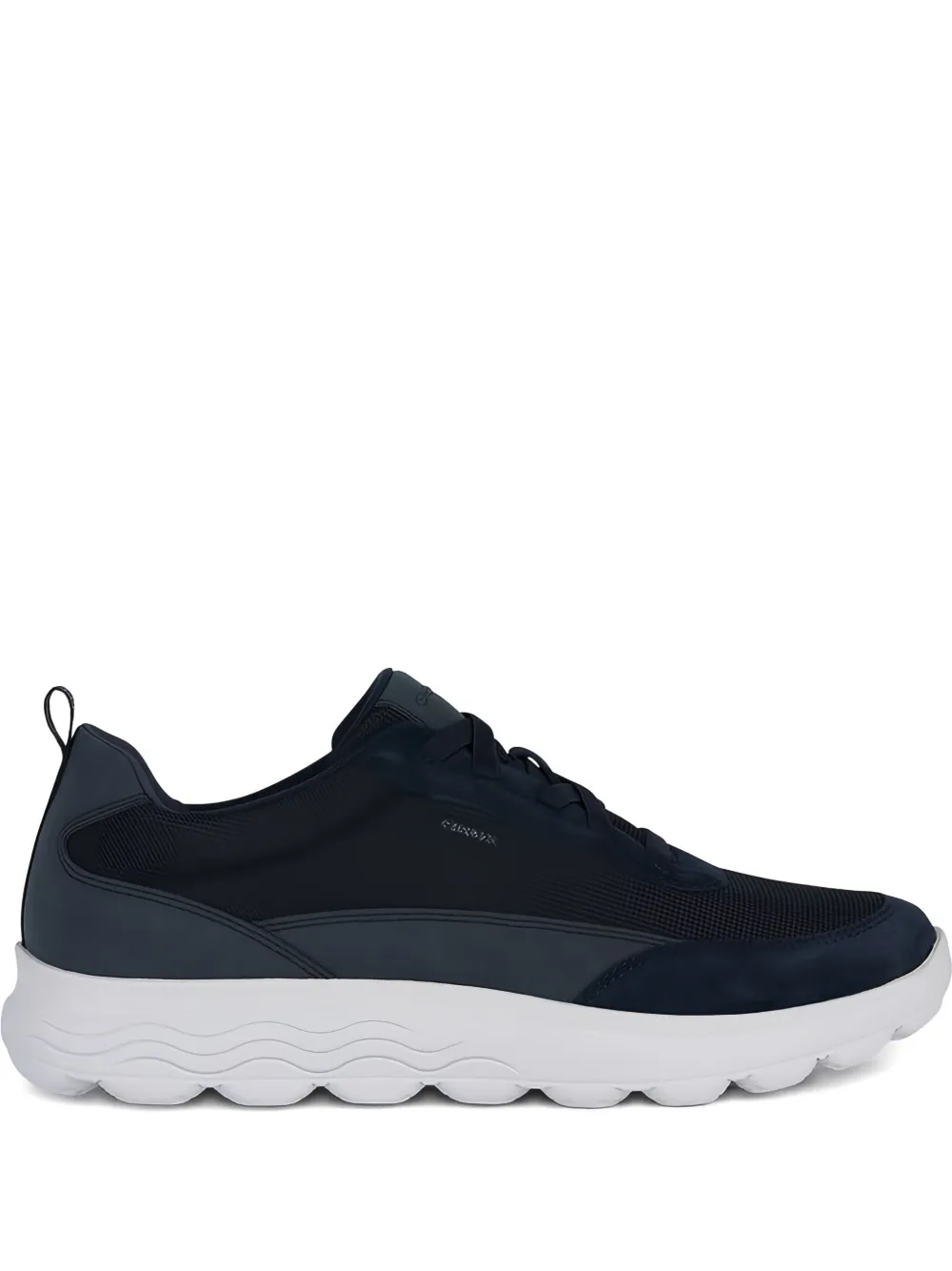 Geox Spherica mesh-panel suede sneakers Blue