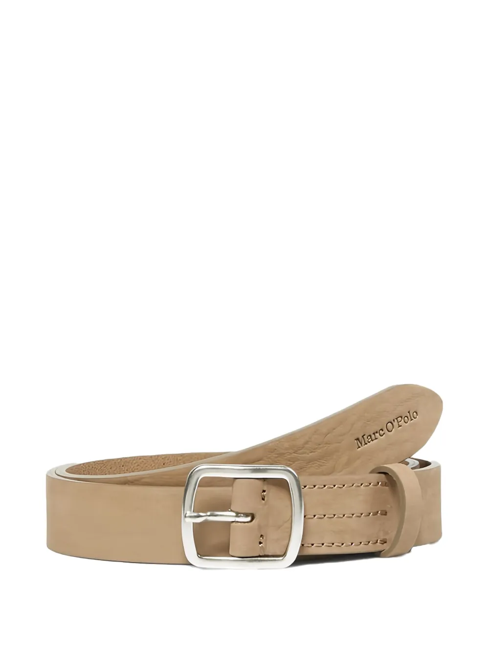 Marc O'Polo Leren riem Beige