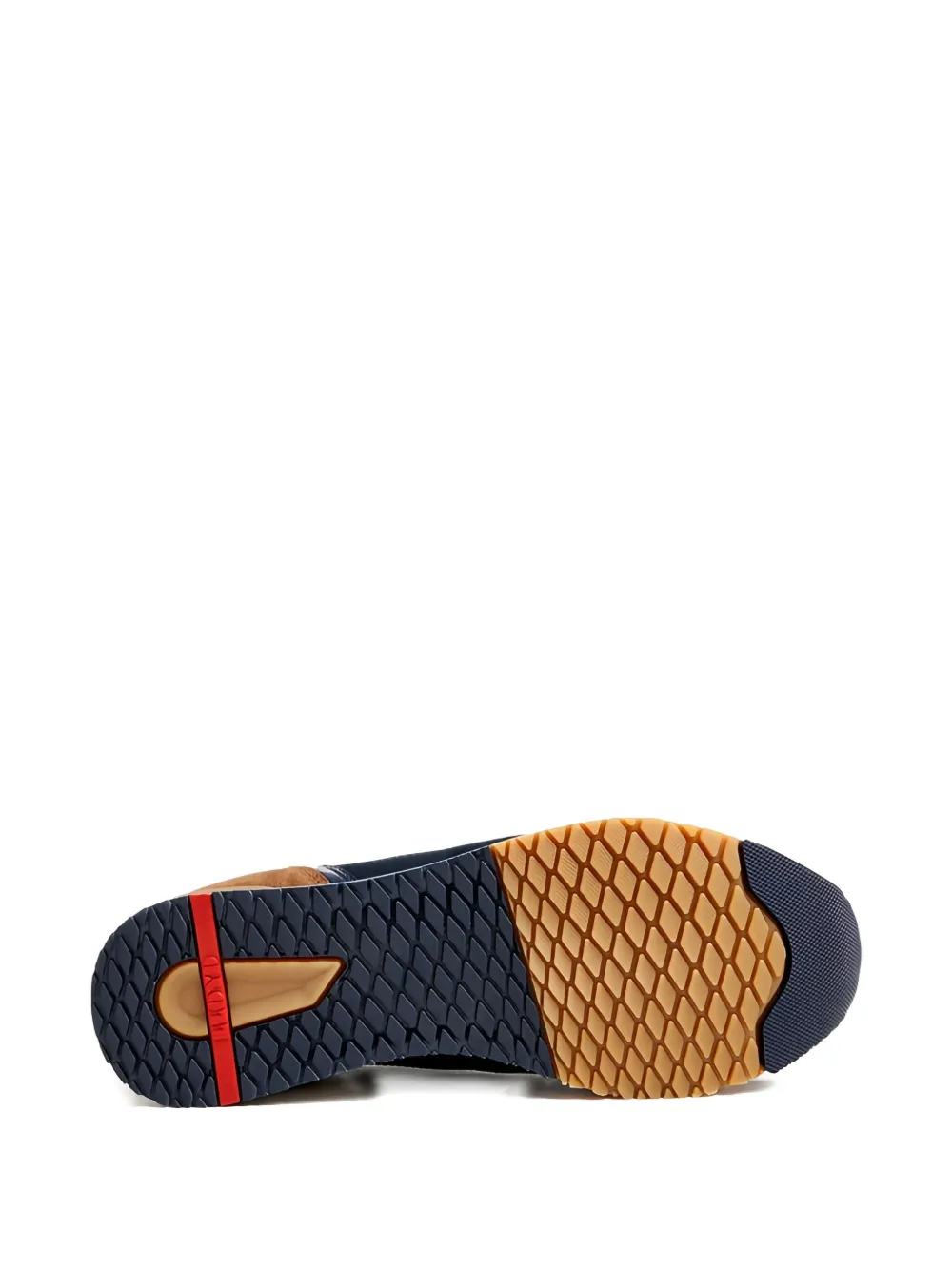 Lloyd Eiron colour-blocked leather sneakers Blue